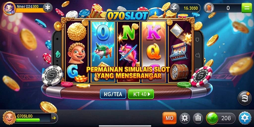 Screenshot gameplay <strong>070SLOT</strong> yang menunjukkan keseruan bermain slot.