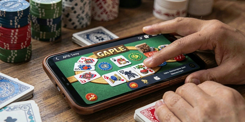 Tampilan gameplay GAPLE yang mendebarkan dan interaktif di API66.
