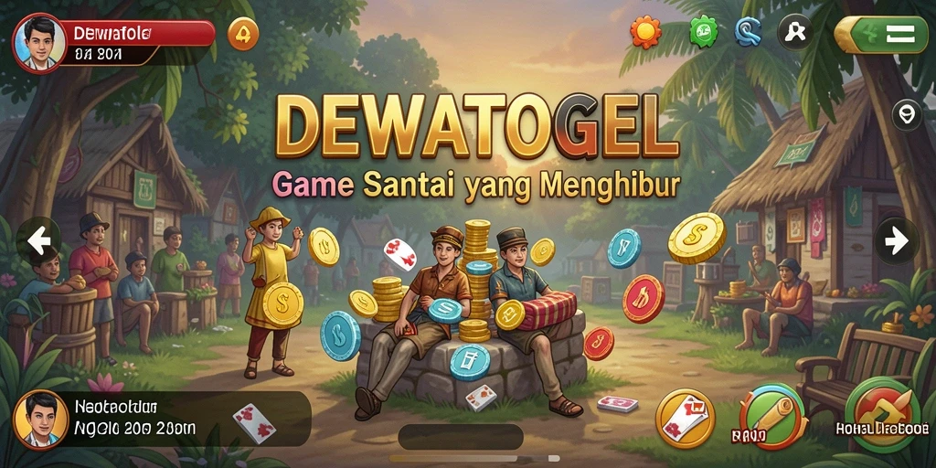 Screenshot gameplay DEWATOGEL yang menyenangkan dan menarik.