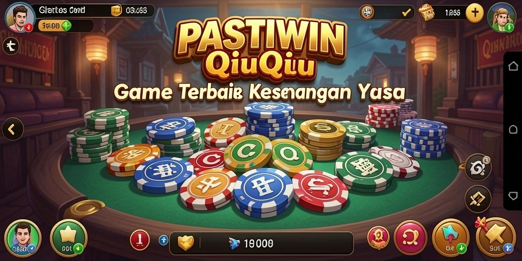 Tampilan menarik dari gameplay PASTIWIN saat bermain QiuQiu.