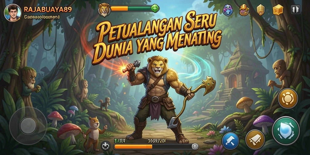 Tampilan gameplay seru dari RAJABUAYA89 yang menantang.