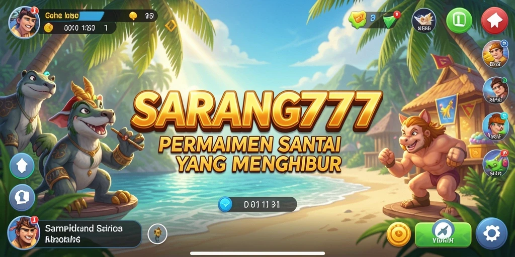 Tampilan menarik dan gameplay yang mengasyikkan dalam SARANG777.