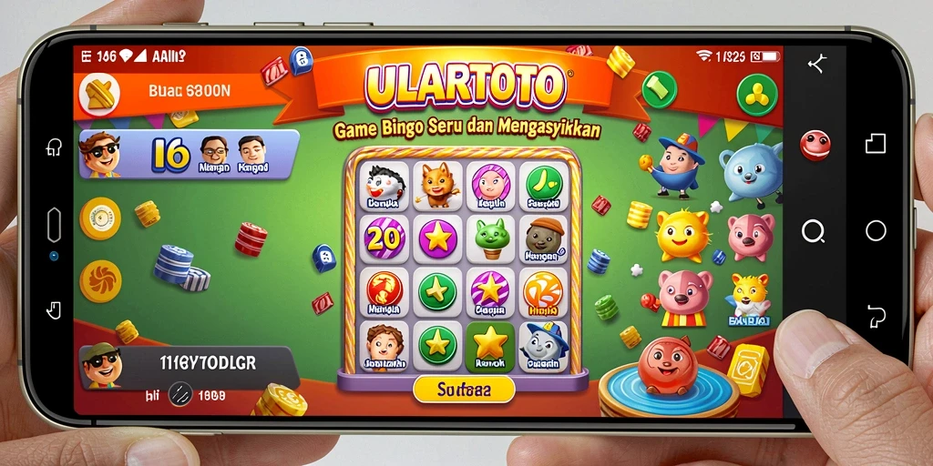 Screenshot gameplay ULARTOTO menampilkan keseruan bermain Bingo.