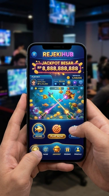 Tampilan antarmuka rejekihub yang bersih dan sederhana.